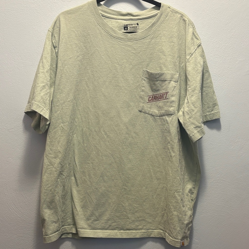 Carhartt Men's Light Green Short Sleeve Tee